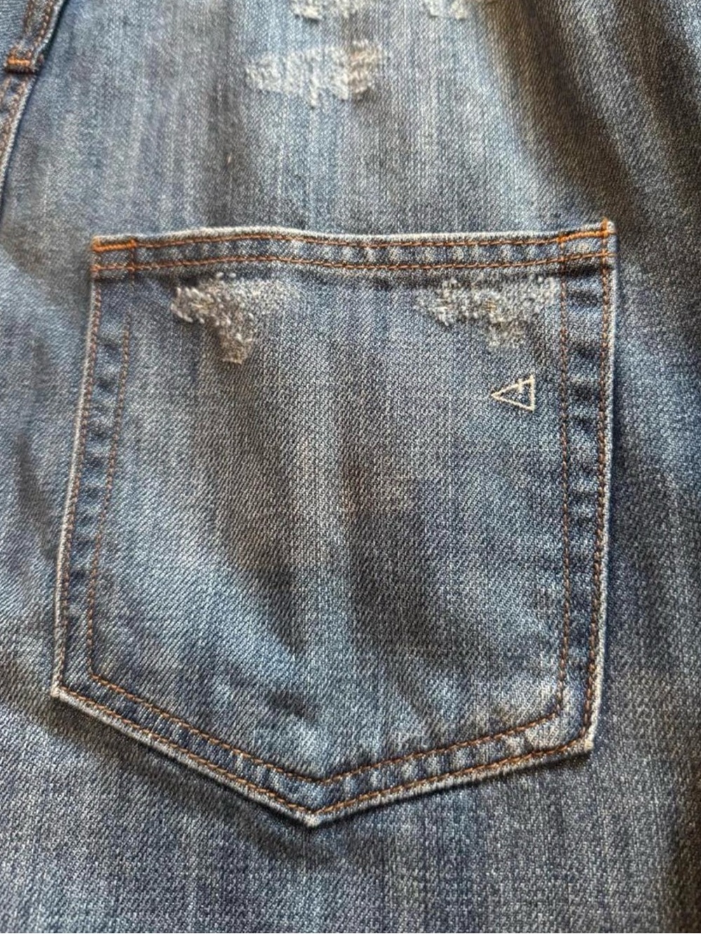 Hidden Jeans Girls Blue Distressed Denim Bib Overall Jumpsuit Button Pockets Sm - Picture 7 of 15